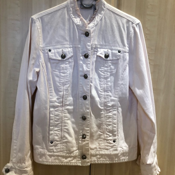 Pale Pink Chico’s Jean Jacket - Picture 2 of 7